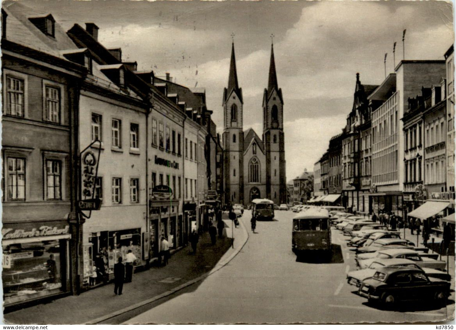 Hof/Saale, Altstadt Mit Marienkirche - Hof