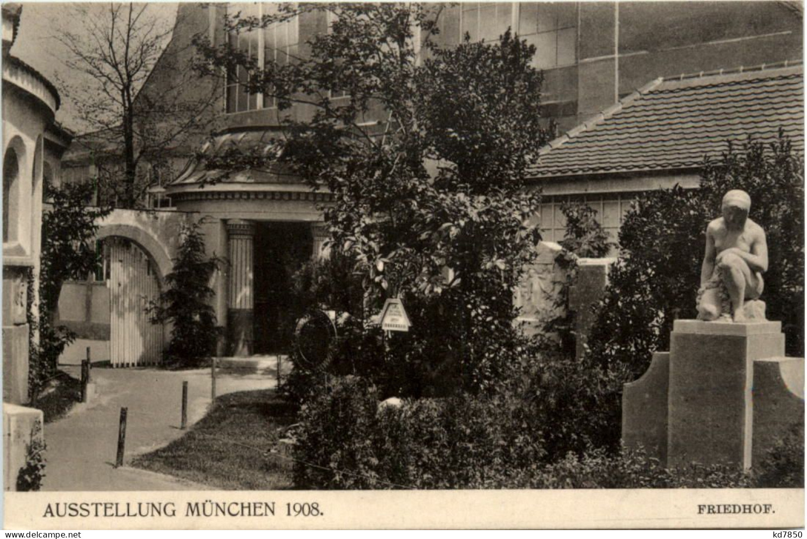 München 1908 Ausstellung, Friedhof - Muenchen