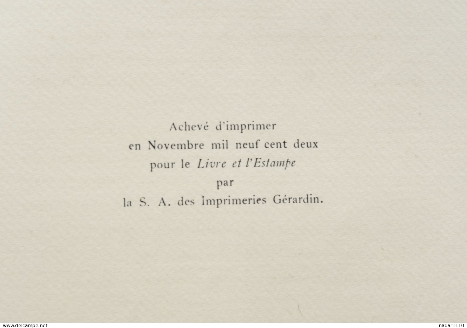 Le Mort - Camille Lemonnier, illustrations Constantin Meunier - EO 1902, exemplaire numéroté sur Marais à la forme