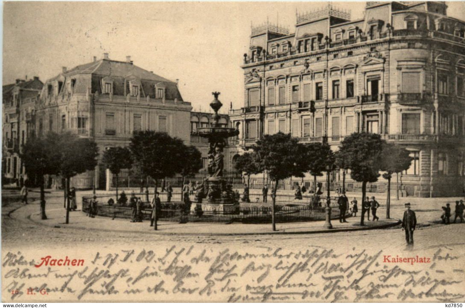 Aachen, Kaiserplatz - Aken