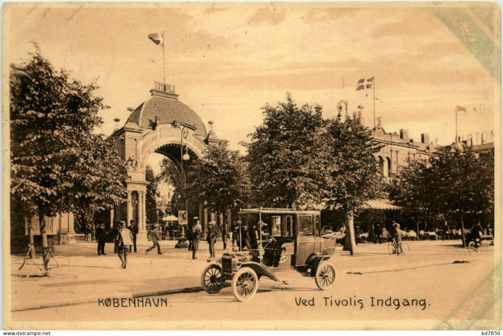Kobenhavn - Ved Tivolis Indgang - Danemark