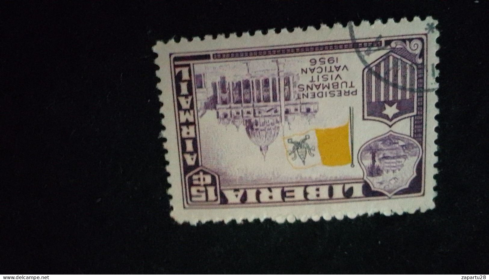 LİBERYA--1952   16 C      DAMGALI - Liberia