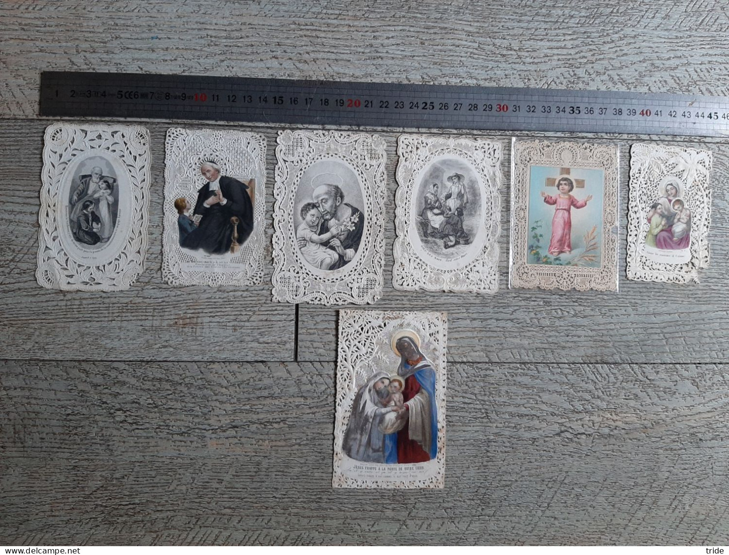 7 Canivets Anciens Canivet Image Religieuse Holy Card - Devotieprenten