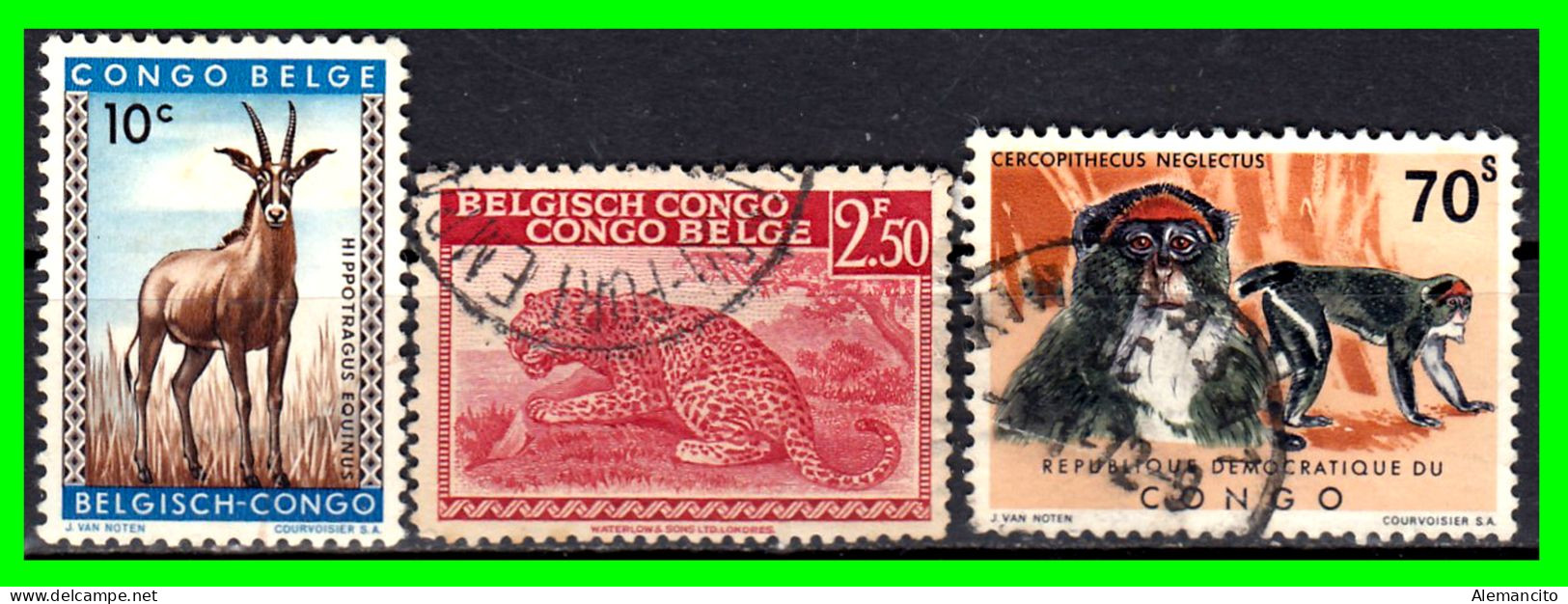 CONGO BELGA - BELGICA - ( AFRIKA ) SELLOS DIFERENTES AÑOS Y VALORES - Used Stamps