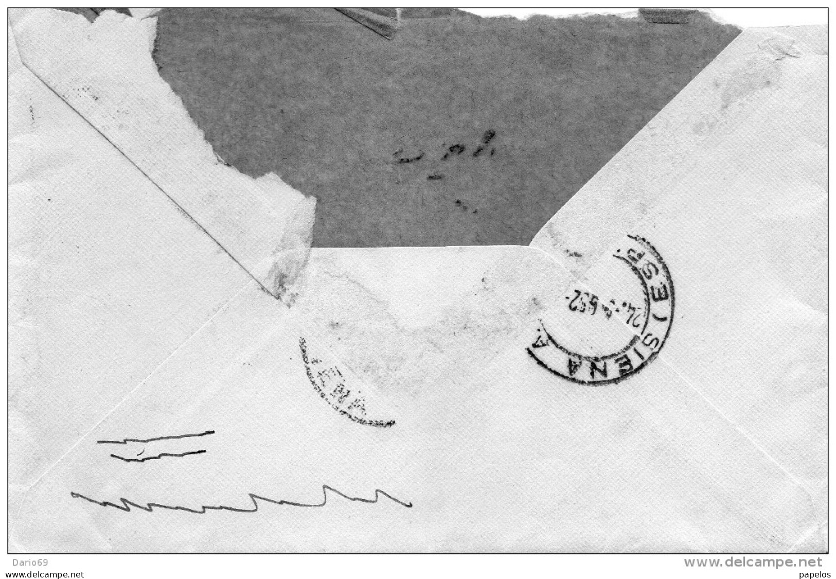 1952  LETTERA ESPRESSO  CON ANNULLO ORVIETO TERNI - Express/pneumatic Mail