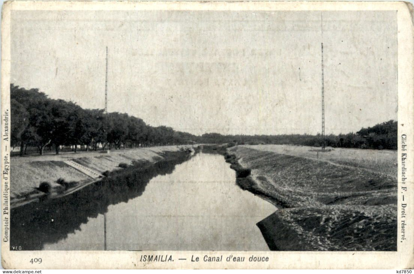 Ismailia - Le Canal D Eau Douce - Ismaïlia