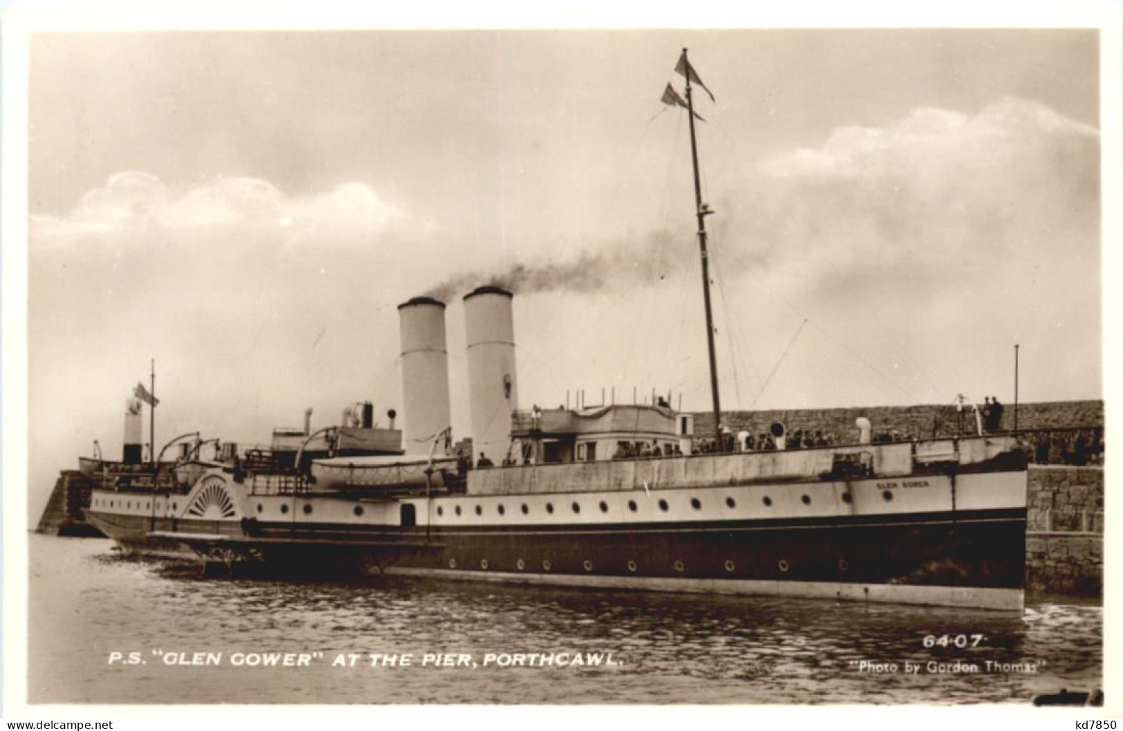 Ship - PS Glen Gower - Porthcawl - Glamorgan