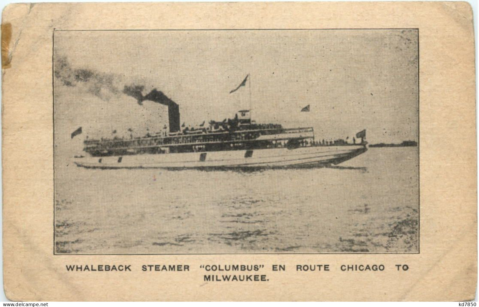 Whaleback Steamer Columbus - Steamers