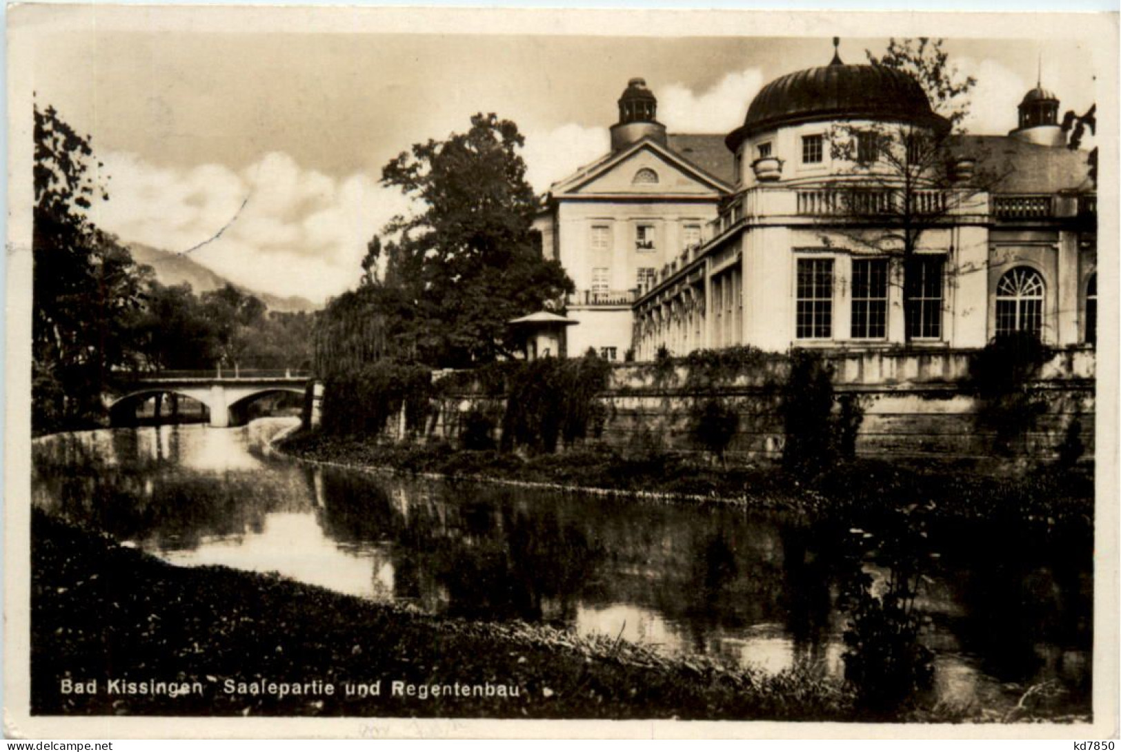 Bad Kissingen, Saalepartie Und Regentenbau - Bad Kissingen