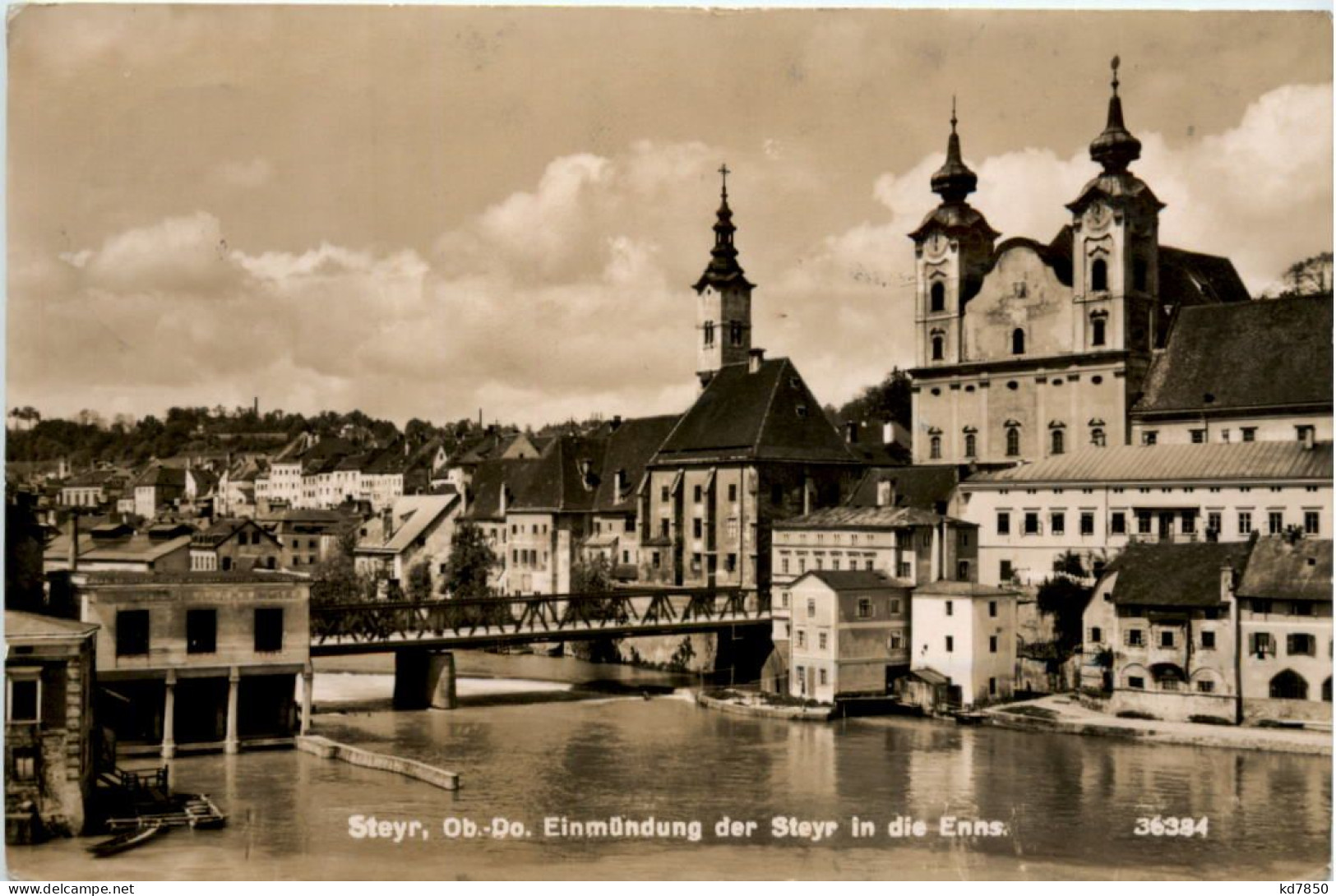 Steyr, Einmündung Der Steyr In Die Enns - Steyr