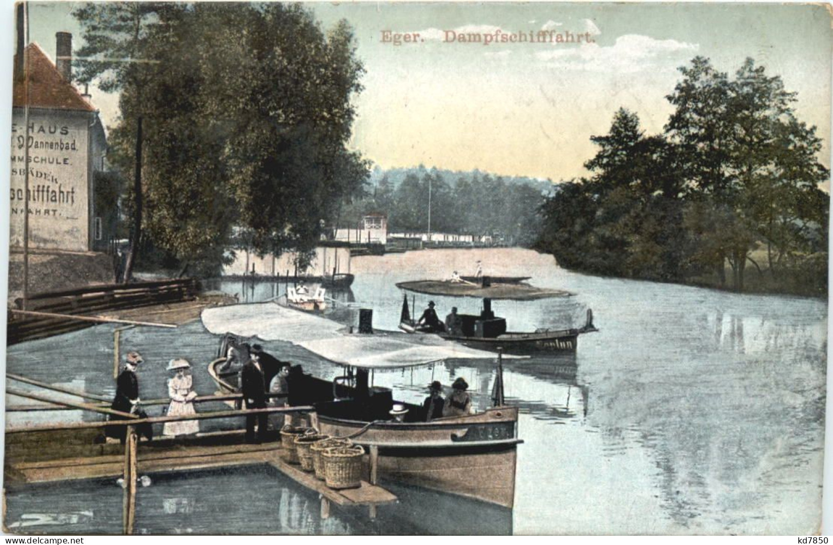 Eger - Dampfschifffahrt - Boehmen Und Maehren