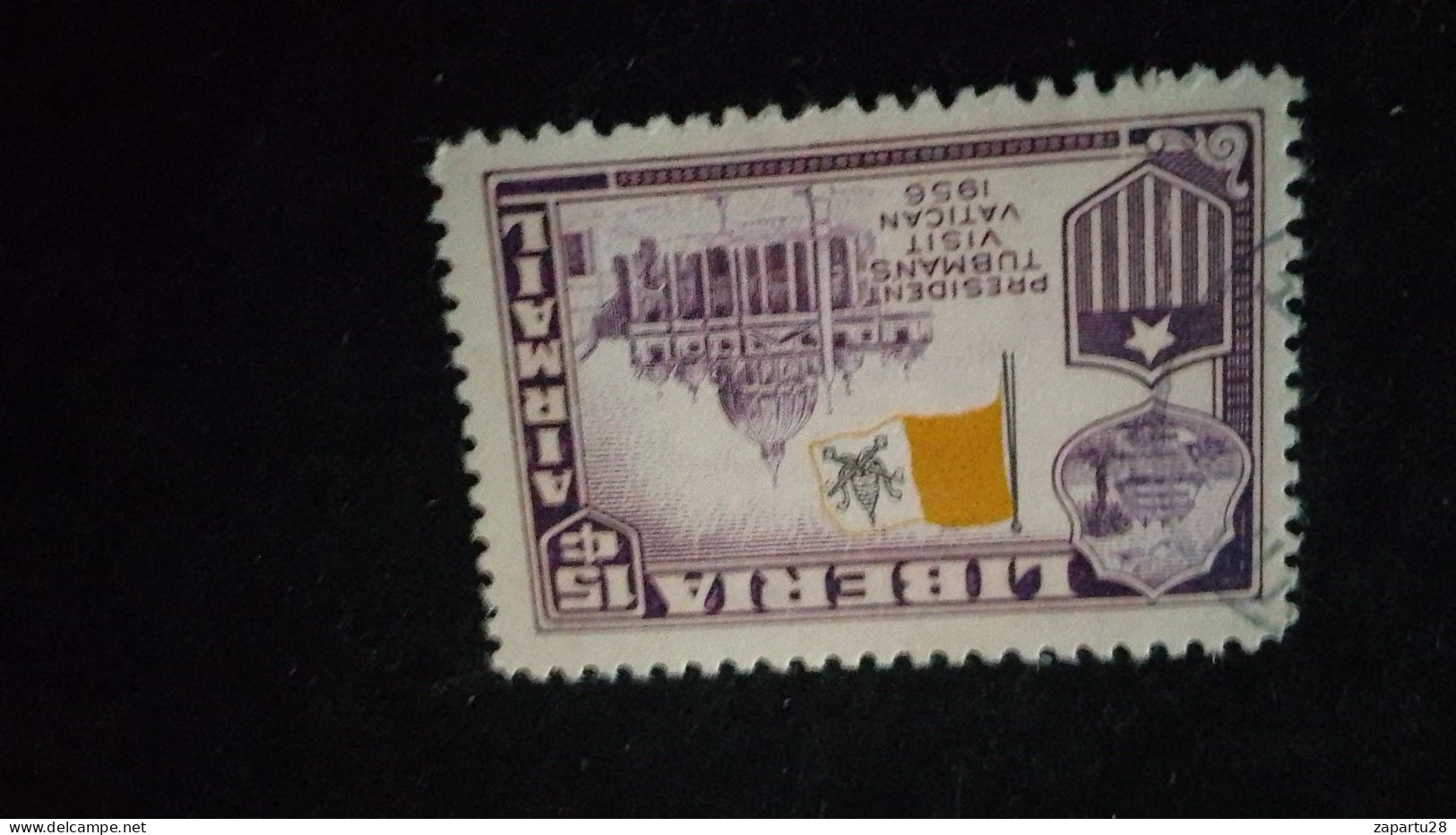 LİBERYA--1952   16 C      DAMGALI - Liberia