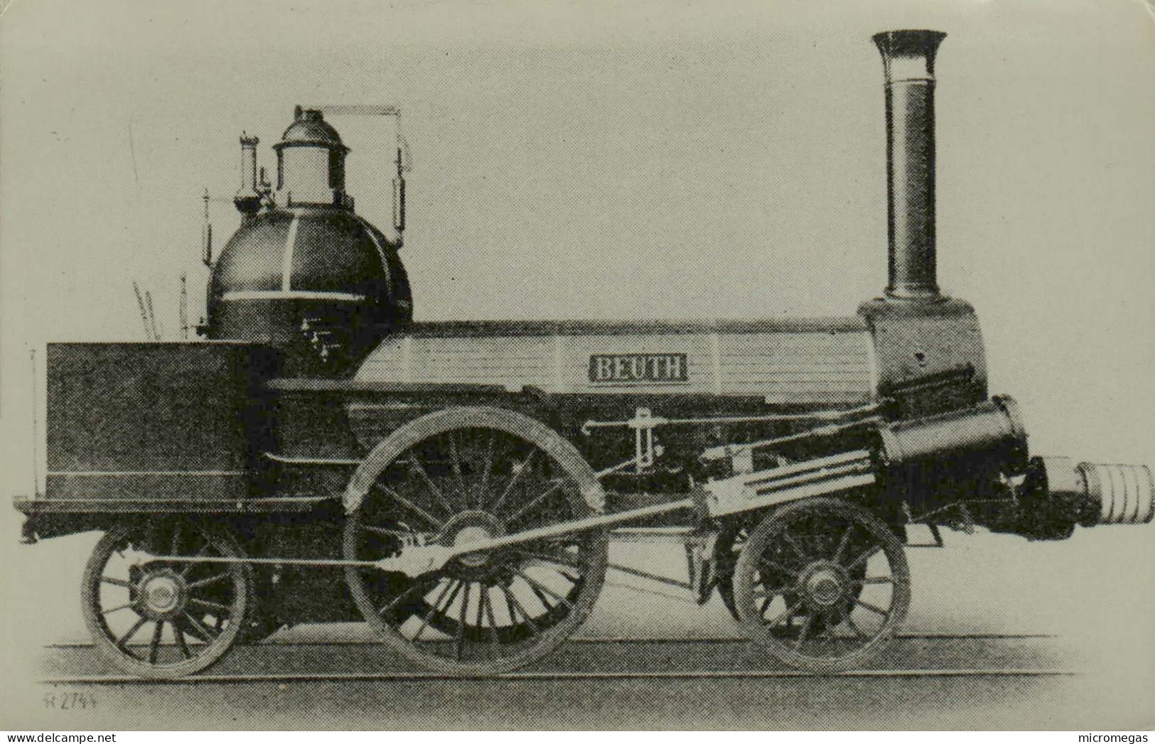 Reproduction "La Vie Du Rail" - 1 A 1 'Beuth", Borsig 1845 - Trains