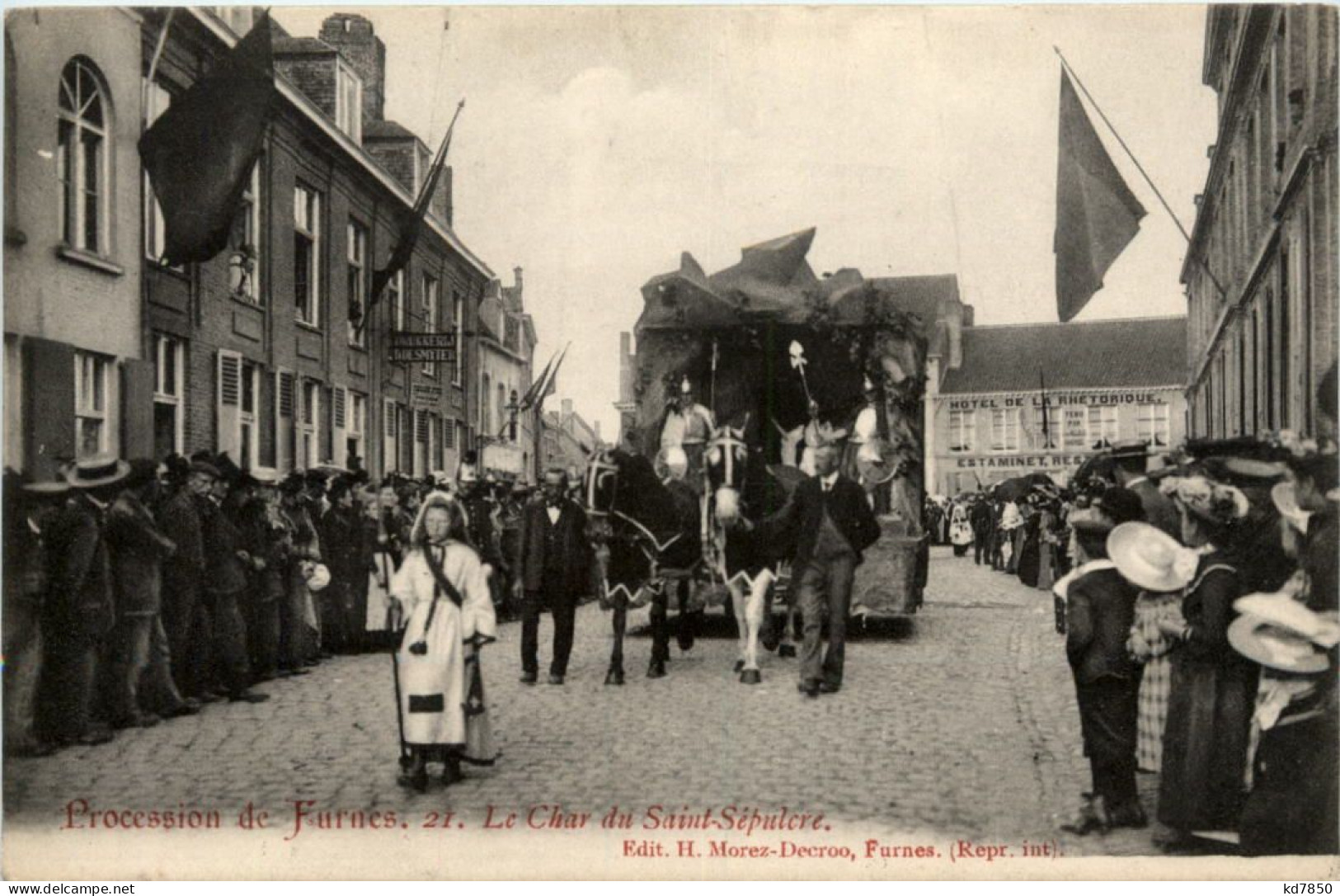 Procession De Furnes - La Char Du Saint Sepulcre - Veurne