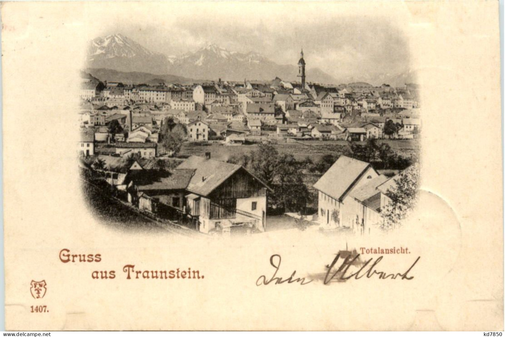 Traunstein, Totalansicht - Traunstein