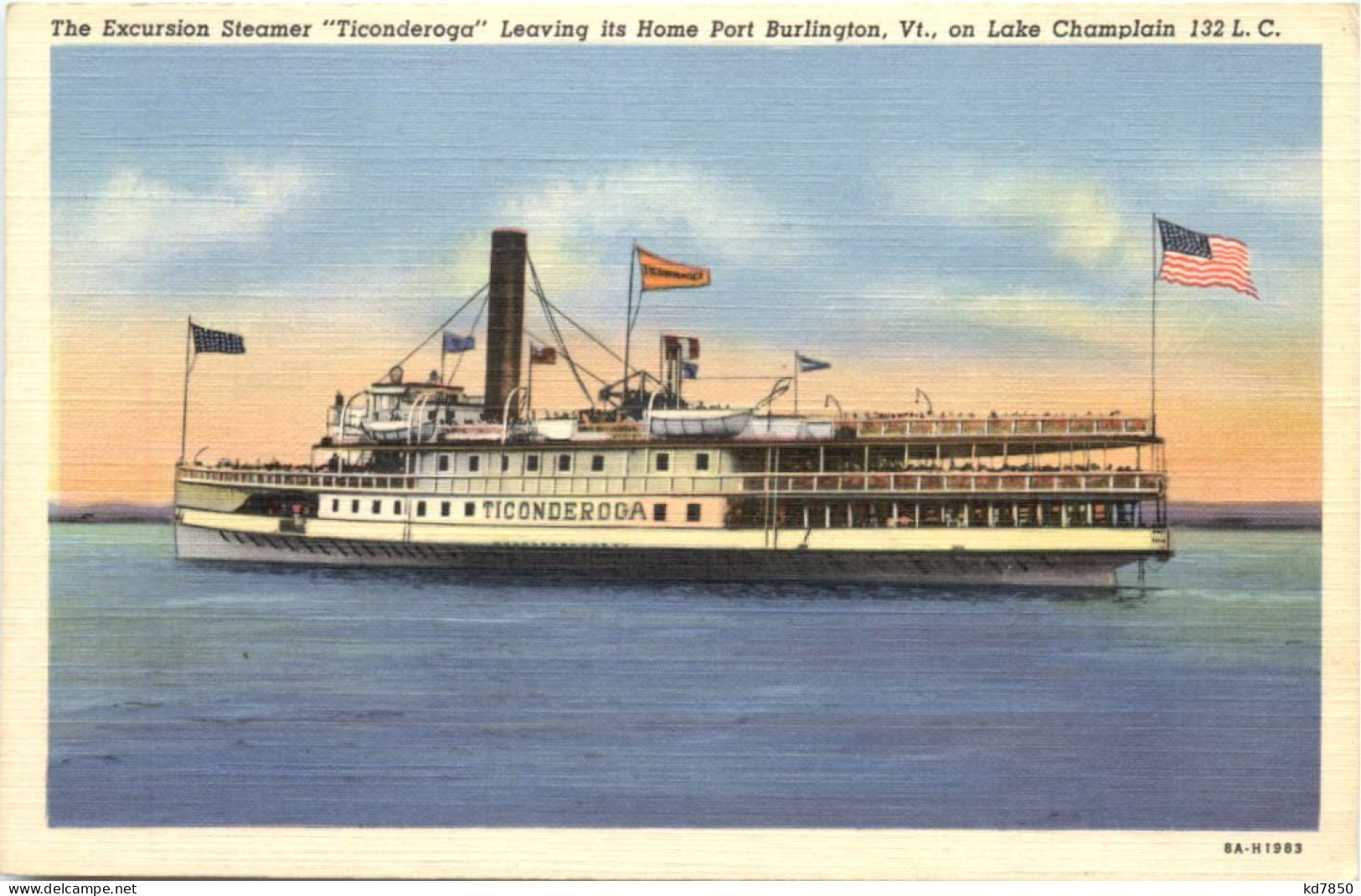 Steamer Ticonderoga - Paquebots