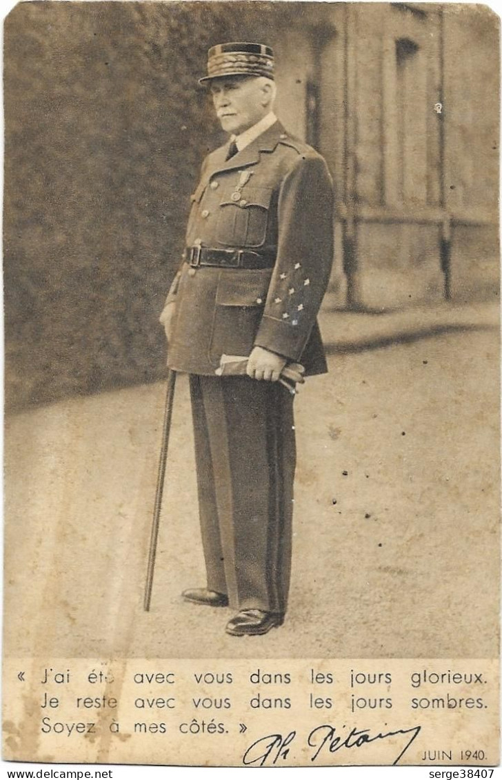 Philippe Pétain - Juin 1940 # 6-21/30 - Politicians & Soldiers