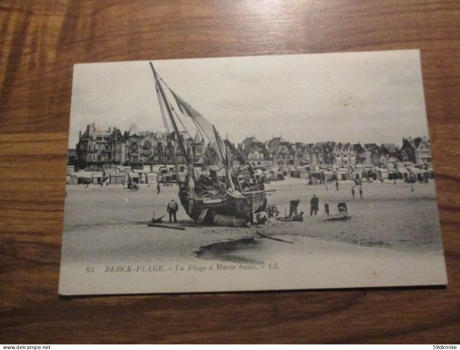 CP Berck - La Plage à Marée Basse - Berck