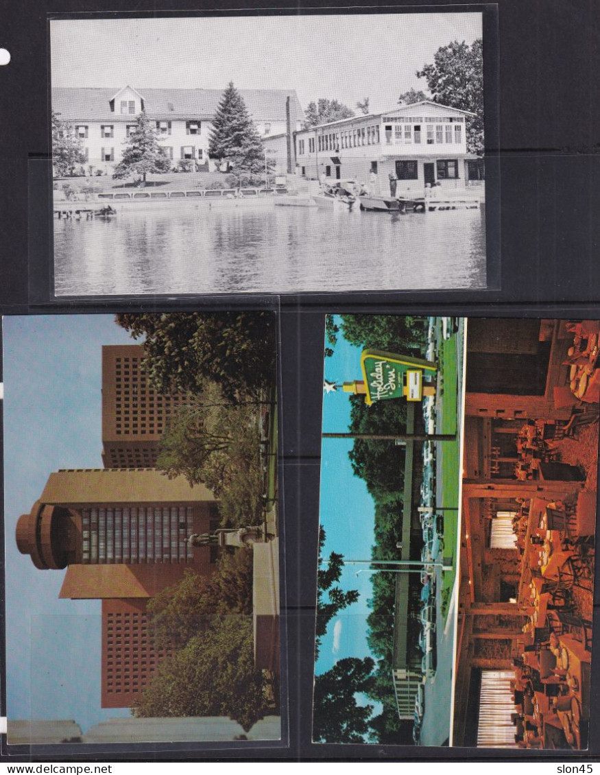 USA 8 Postal Cards (6 Photo+2 Colored Indiana 16068 - Andere & Zonder Classificatie