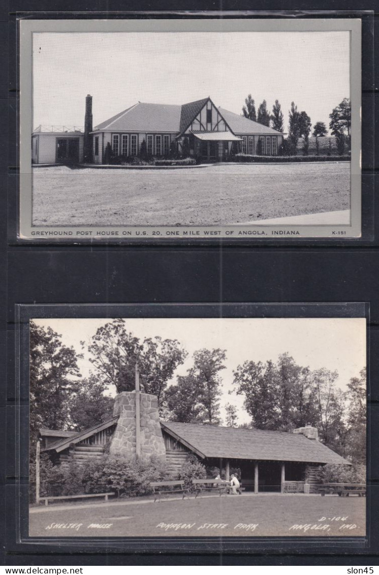 USA 8 Postal Cards (6 Photo+2 Colored Indiana 16068 - Sonstige & Ohne Zuordnung