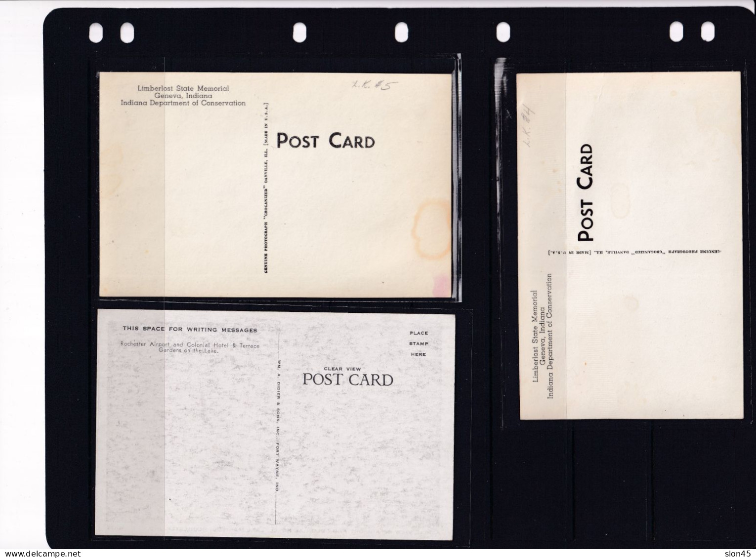 USA 8 Postal Cards (6 Photo+2 Colored Indiana 16068 - Autres & Non Classés