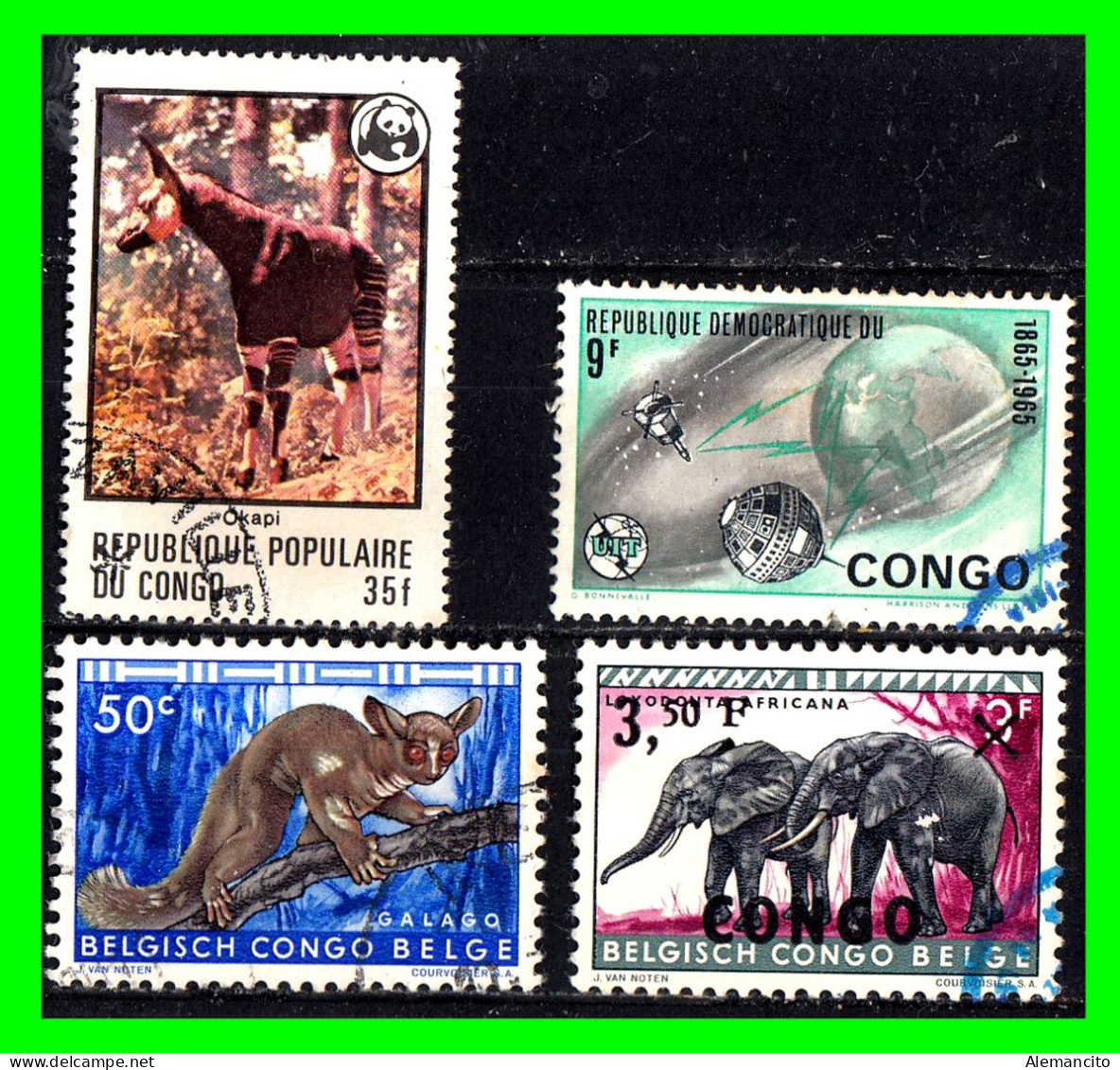 REPUBLICA DU CONGO Y CONGO BELGA - ( AFRIKA ) SELLOS DIFERENTES AÑOS Y VALORES - Used Stamps