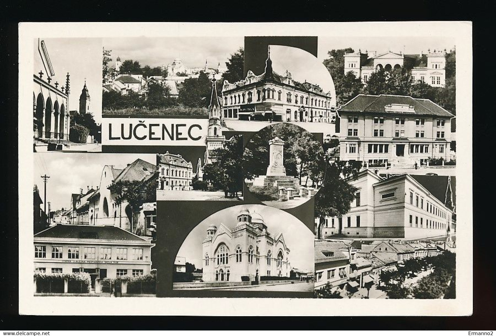 Lučenec Synagogue Judaica Slovakia  DH4 Photomontage - Judaisme