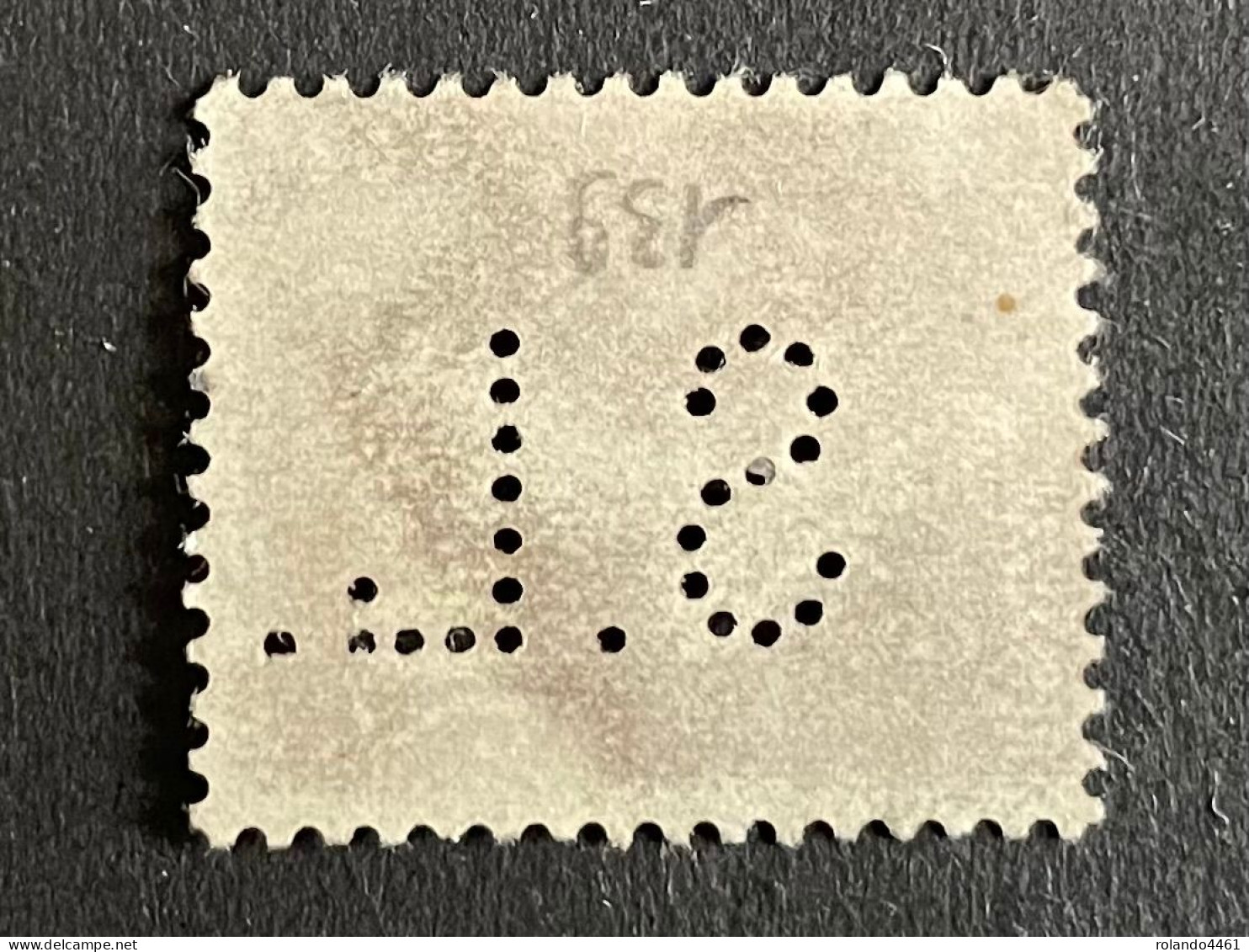 FRANCE S N° 139 Semeuse S.L.142 Indice 3 Perforé Perforés Perfins Perfin Superbe ! - Altri & Non Classificati