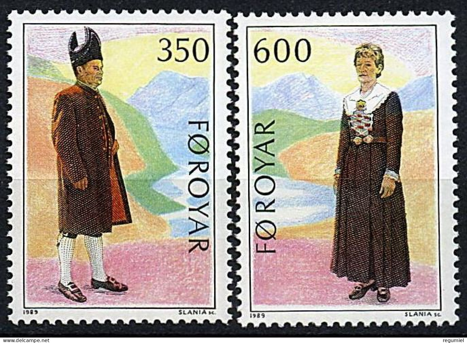 Feroe 176/177 ** MNH. 1989 - Faeroër