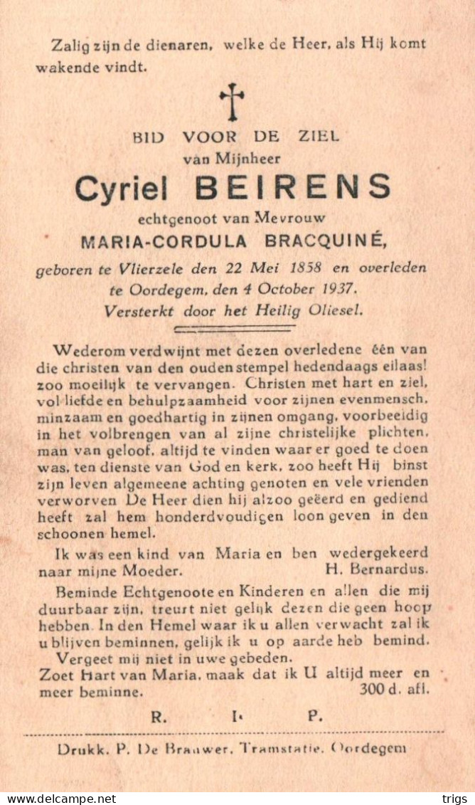 Cyriel Beirens (1858-1937) - Imágenes Religiosas