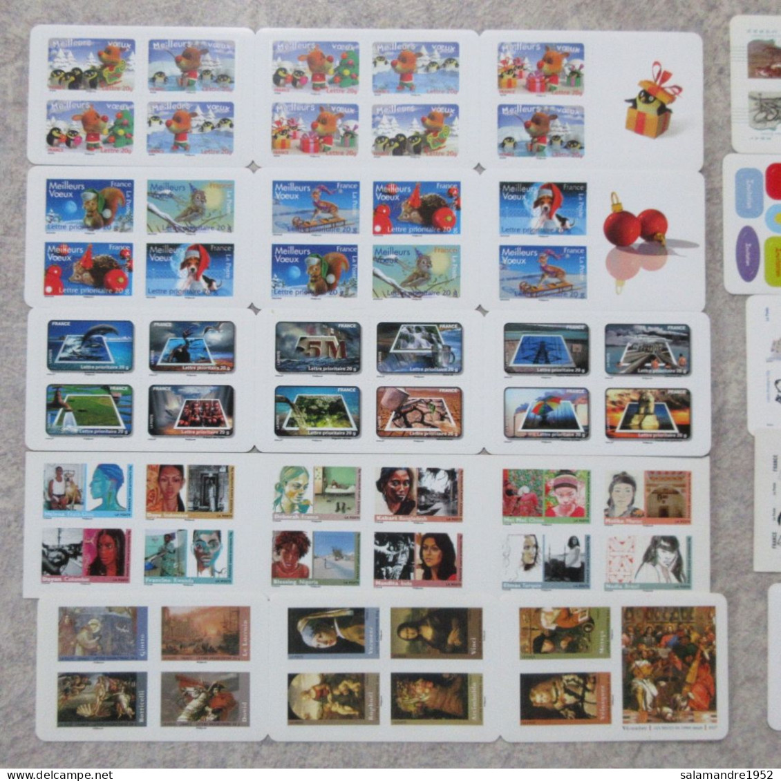 FRANCE 10 CARNETS DE 12 TIMBRES AUTOADHESIFS A VALEUR PERMANENTE 120 Timbres (2) - Altri & Non Classificati