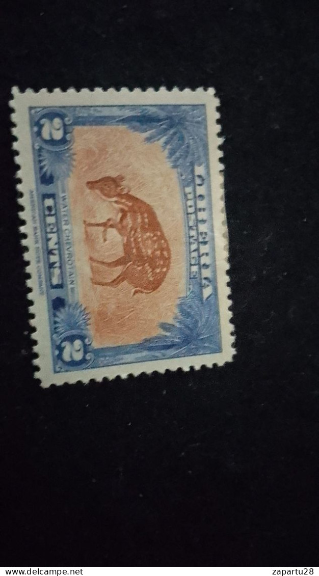 LİBERYA--1942   2 C      DAMGASIZ  FAUNA - Liberia