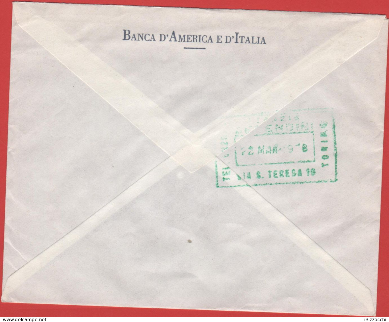 ITALIA - Storia Postale Repubblica - 1978 - EMA 110 - Banca D'America E D'Italia - Viaggiata Da Torino Per ??? - 1971-80: Marcofilia