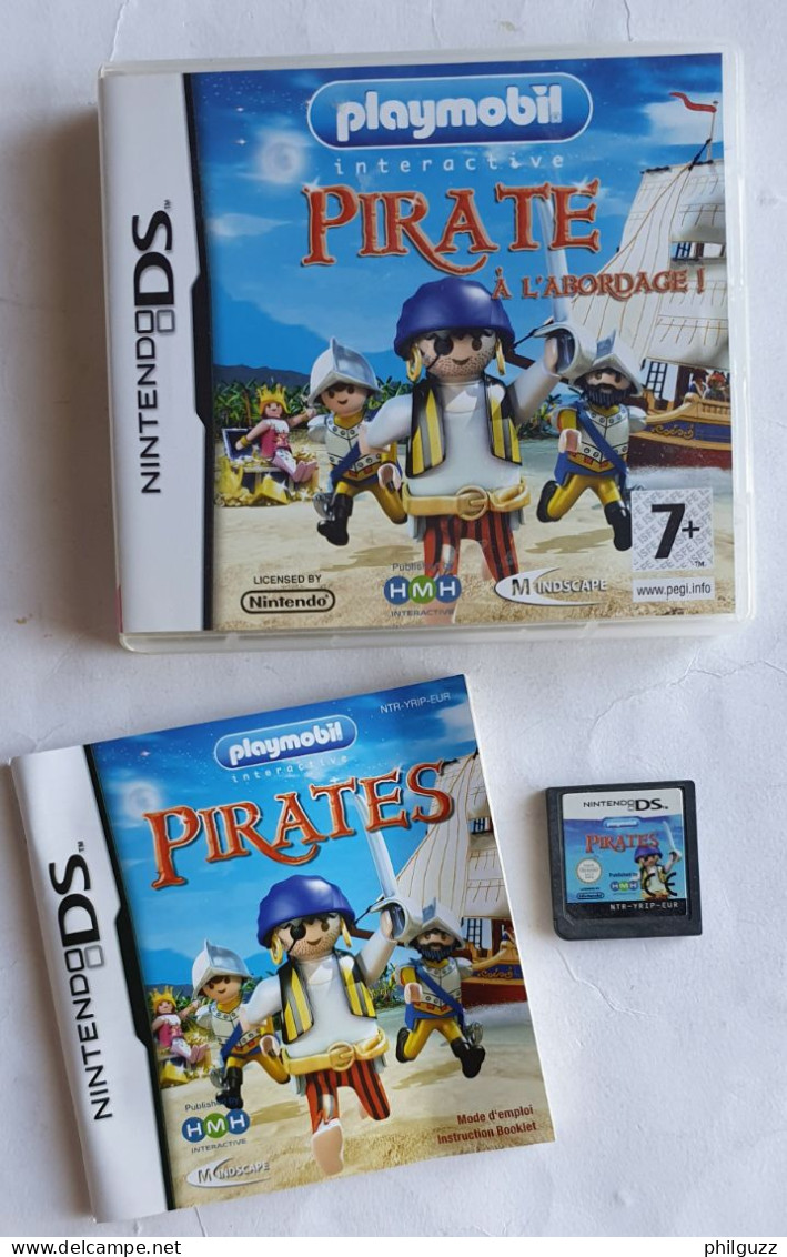 JEU NINTENDO DS PLAYMOBIL PIRATES A L'ABORDAGE - Nintendo DS