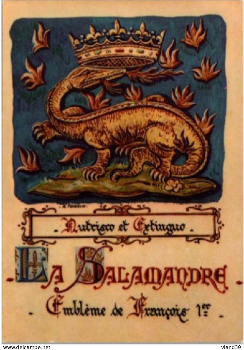 SALAMANDRE. . -  Emblème De François 1er - Koninklijke Families