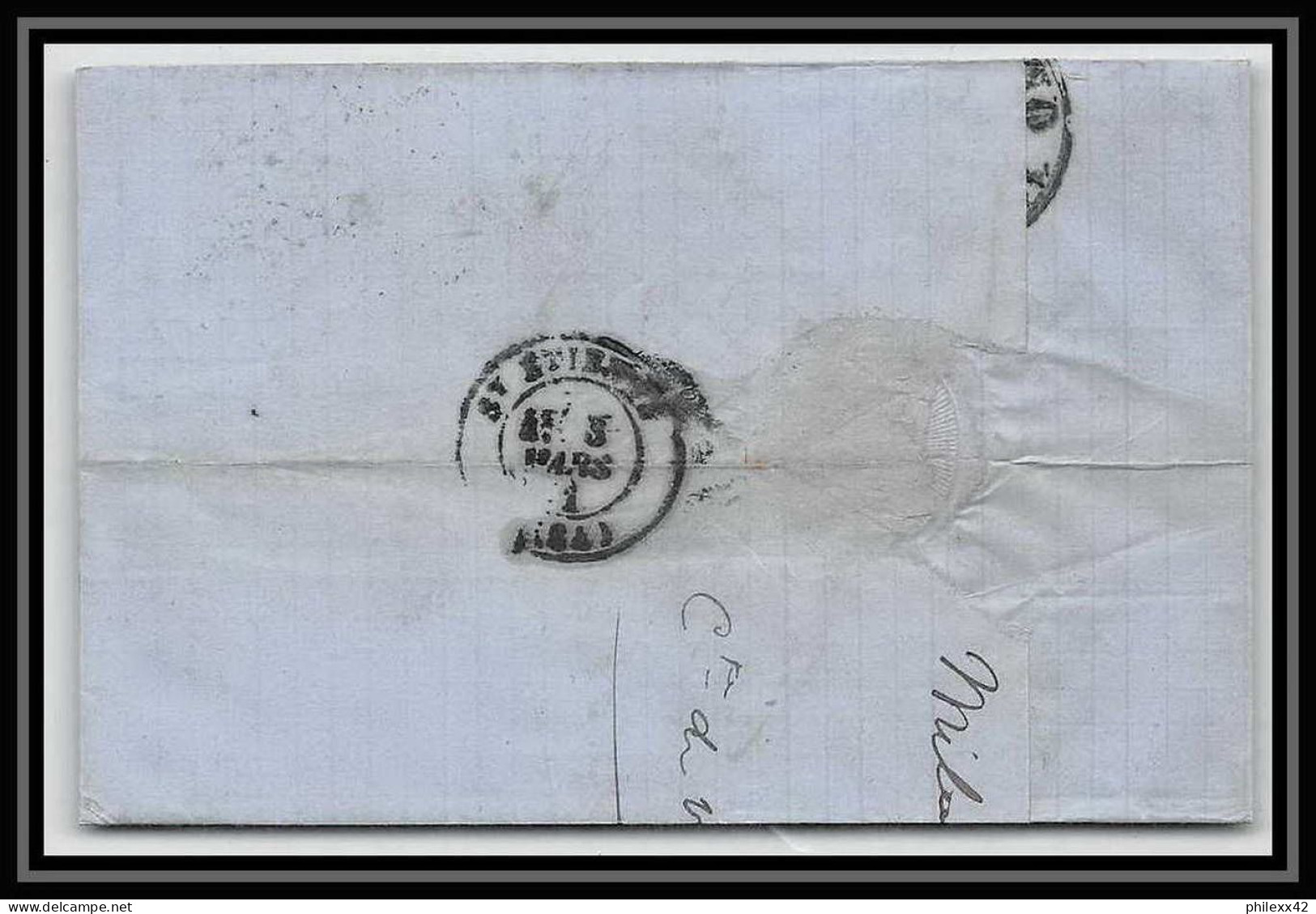 35080 N°23 20C Bleu Milano Staz St Etienne France Lettre Cover Italie Italia Italy Lettre Cover Vittorio Emanuele 2 - Poststempel