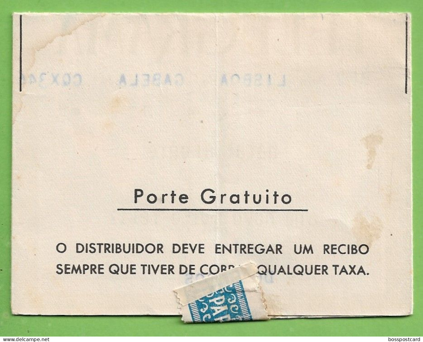 História Postal - Filatelia - Stamps - Timbres - Philately - Telegrama Marconi - Telegram - Portugal - Briefe U. Dokumente