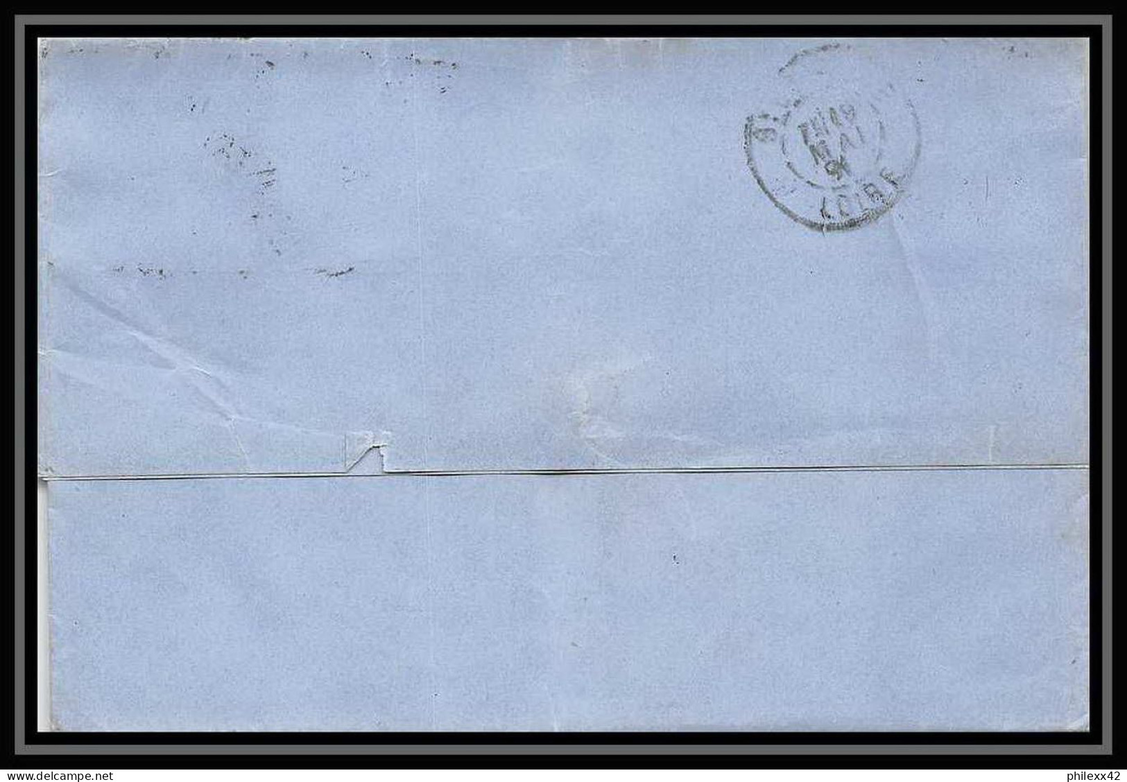 35015 N°36 25C Bleu Milano St Etienne Francelettre Cover Italie Italia Italy Lettre Cover Umberto I - Poststempel