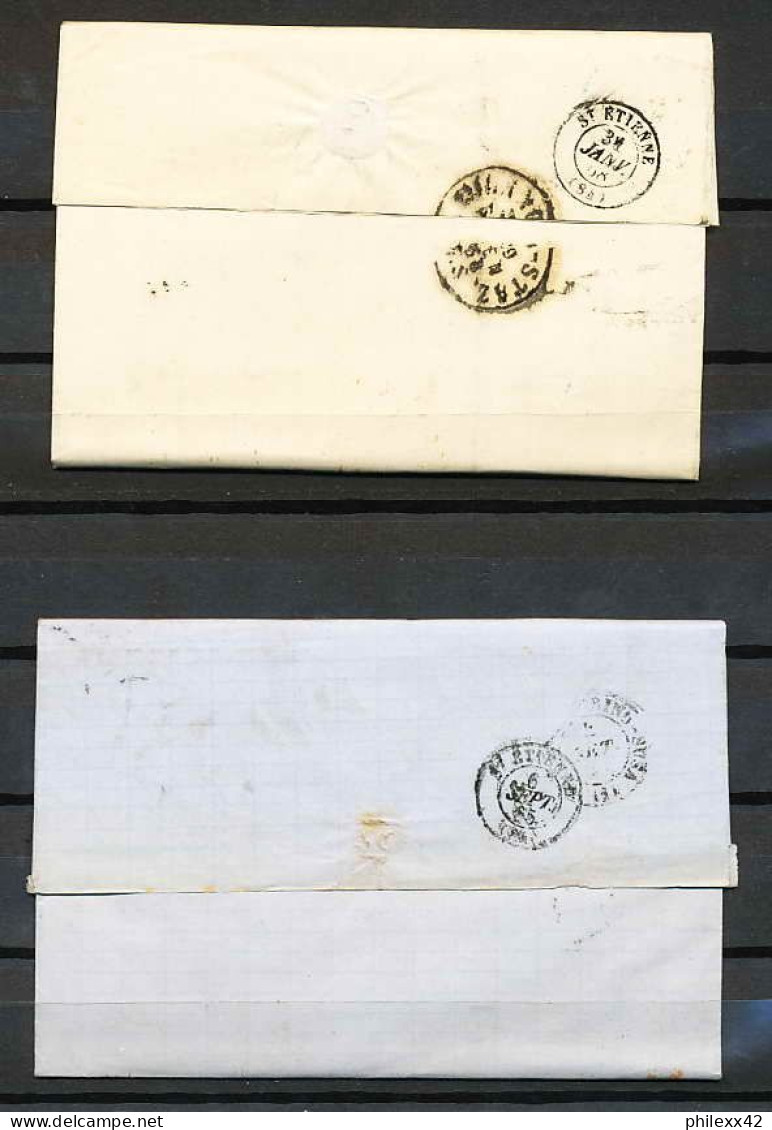  16/ - TRES BELLE COLLECTION DE LETTRES CLASSIQUE - FRANCE - ITALIE (italia) 1849 / 1900 rare 