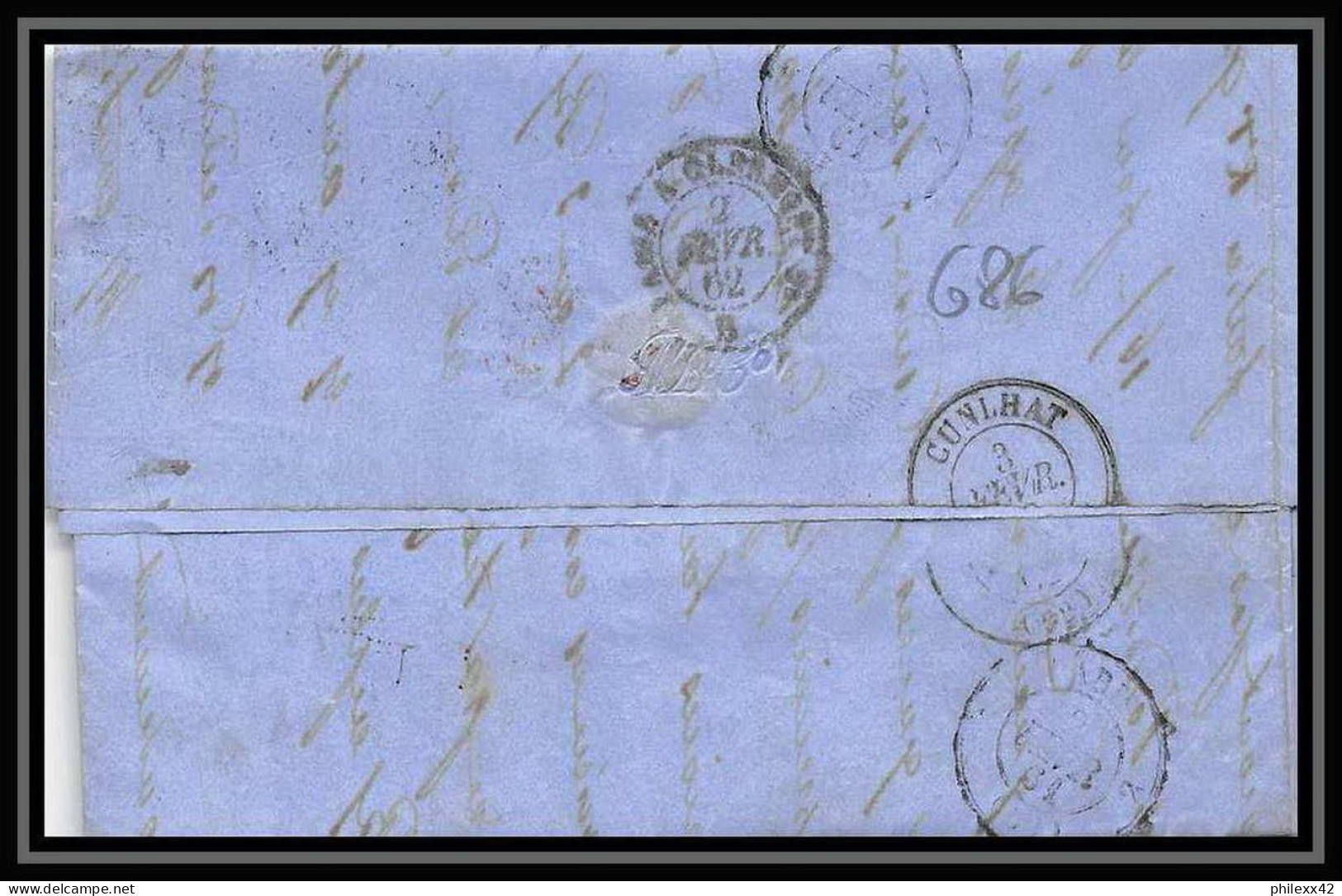 35785 N°32 Victoria 4p Red London St Etienne France 1862 Cachet 89 Lettre Cover Grande Bretagne England - Cartas & Documentos