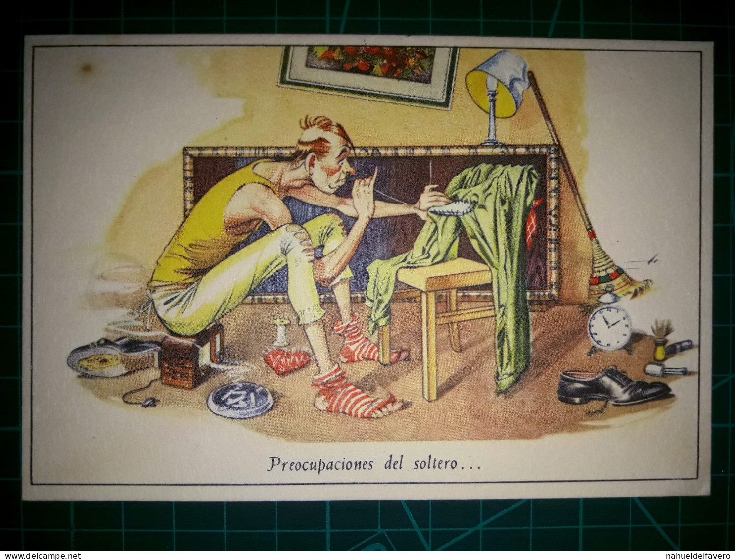 ARGENTINE, Carte Postale Vintage, Illustration Amusante Avec Des Caricatures Drôles Et Hilarantes. Comédie, Humour.. - Humor