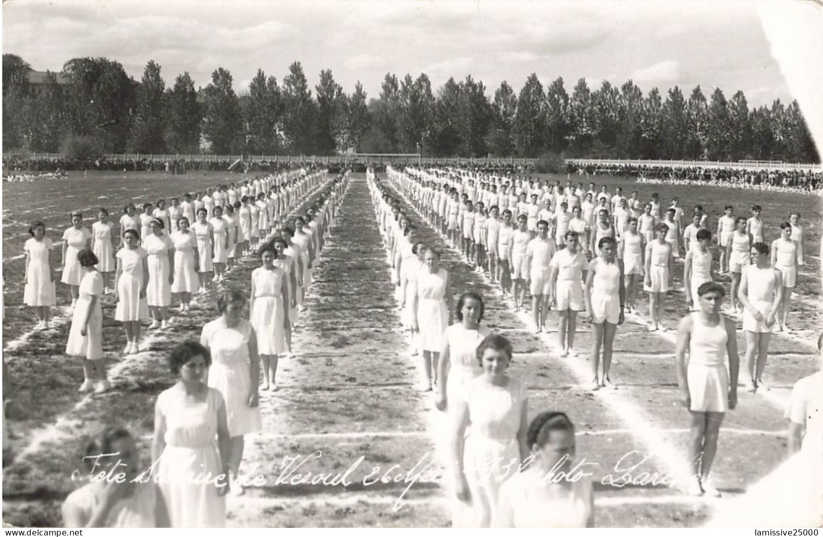 HAUTE SAONE VESOUL Fête Scolaire 26 Mai 1938 Photo Larchet Stade - Vesoul