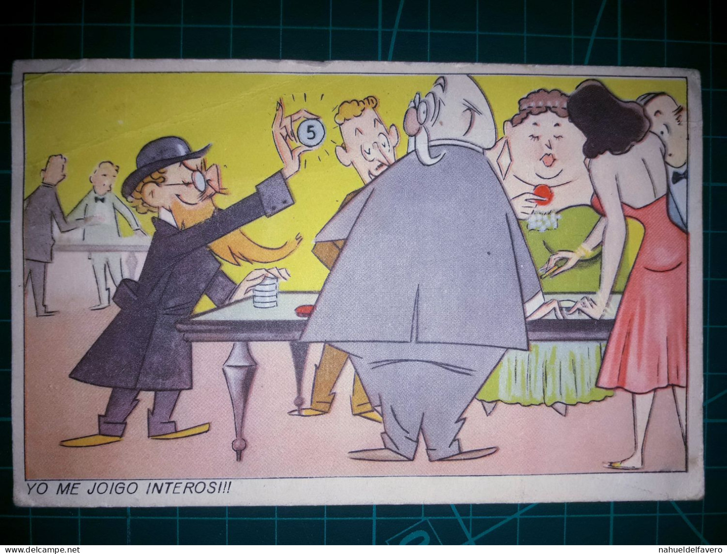 ARGENTINE, Carte Postale Vintage, Illustration Amusante Avec Des Caricatures Drôles Et Hilarantes. Comédie, Humour.. - Humor