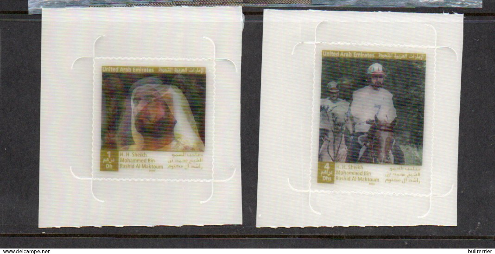 UNITED ARAB EMIRATES - 2006 - SHEIKH RASHID SET OF 2  S/SHEETS HOLOGRAM  MINT NEVER HINGED - Emiratos Árabes Unidos