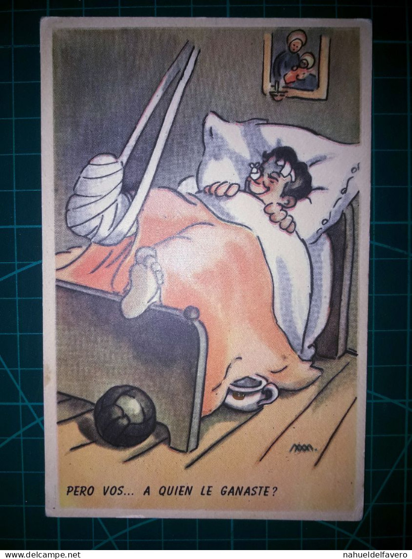 ARGENTINE, Carte Postale Vintage, Illustration Amusante Avec Des Caricatures Drôles Et Hilarantes. Comédie, Humour.. - Humor