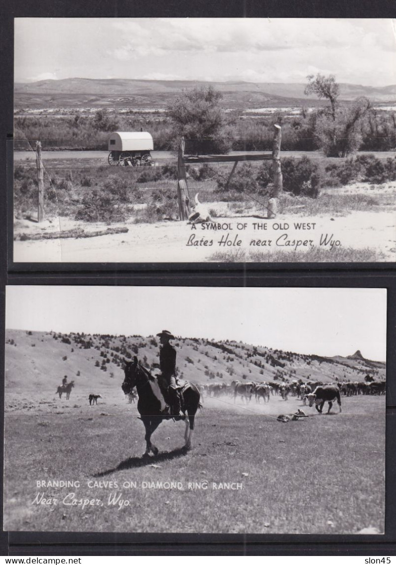 USA 7 Postal Cards (2 Colored+5 Photo)Wyoming 16069 - Other & Unclassified