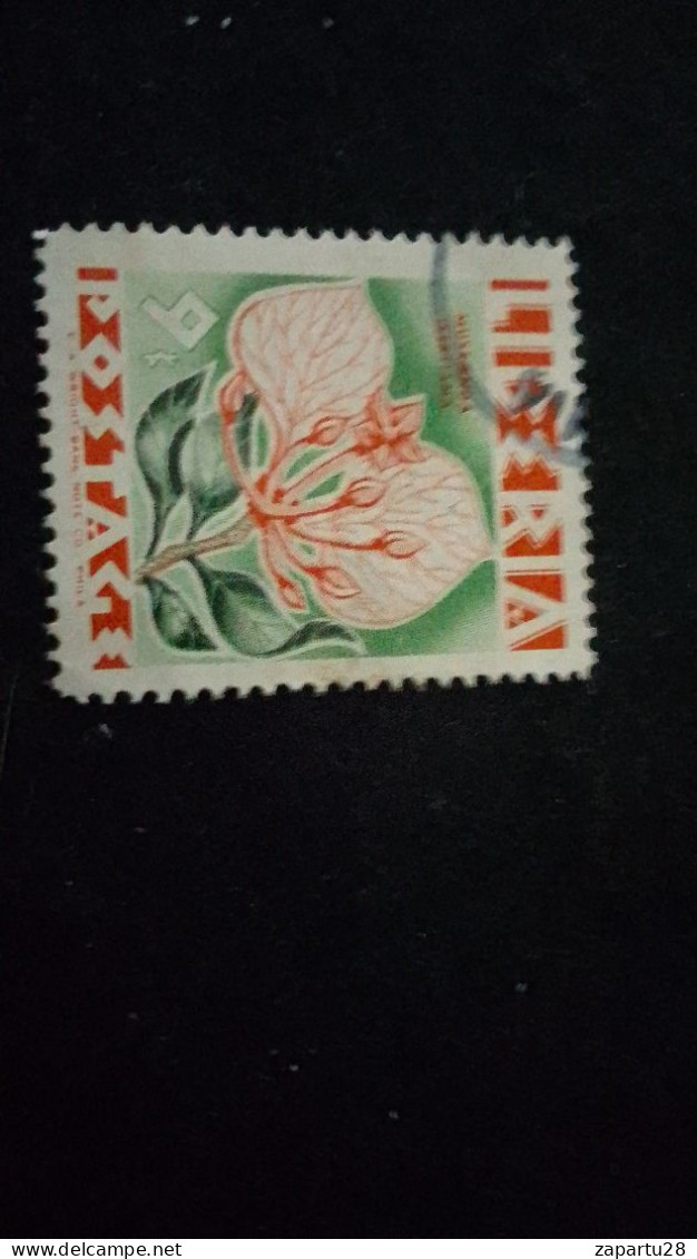 LİBERYA--1955   8 C      DAMGALI  FLOWERS - Liberia