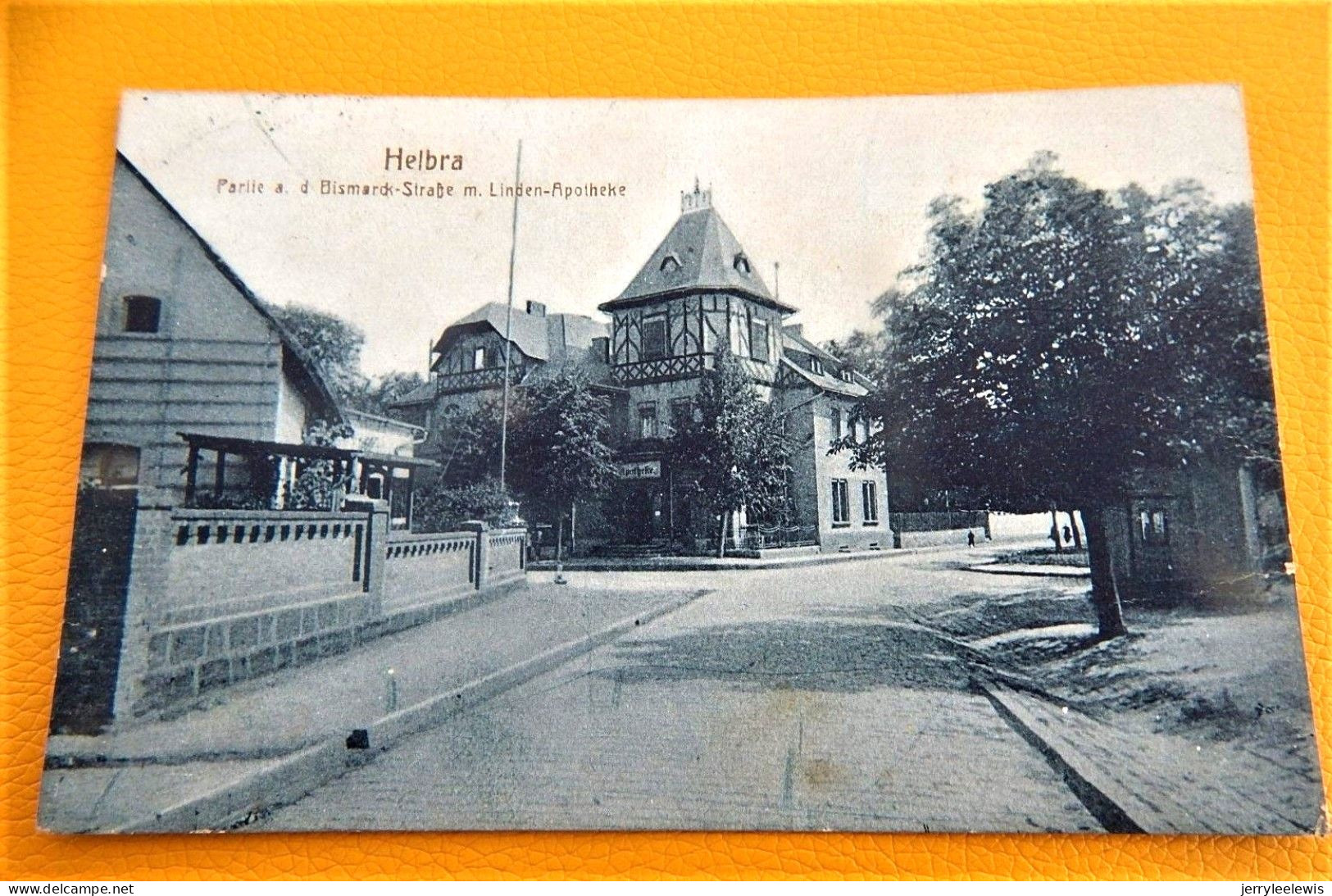 HELBRA  -  LInden Apotheke - Partie A. D. Bismarck-Strasse - Mansfeld