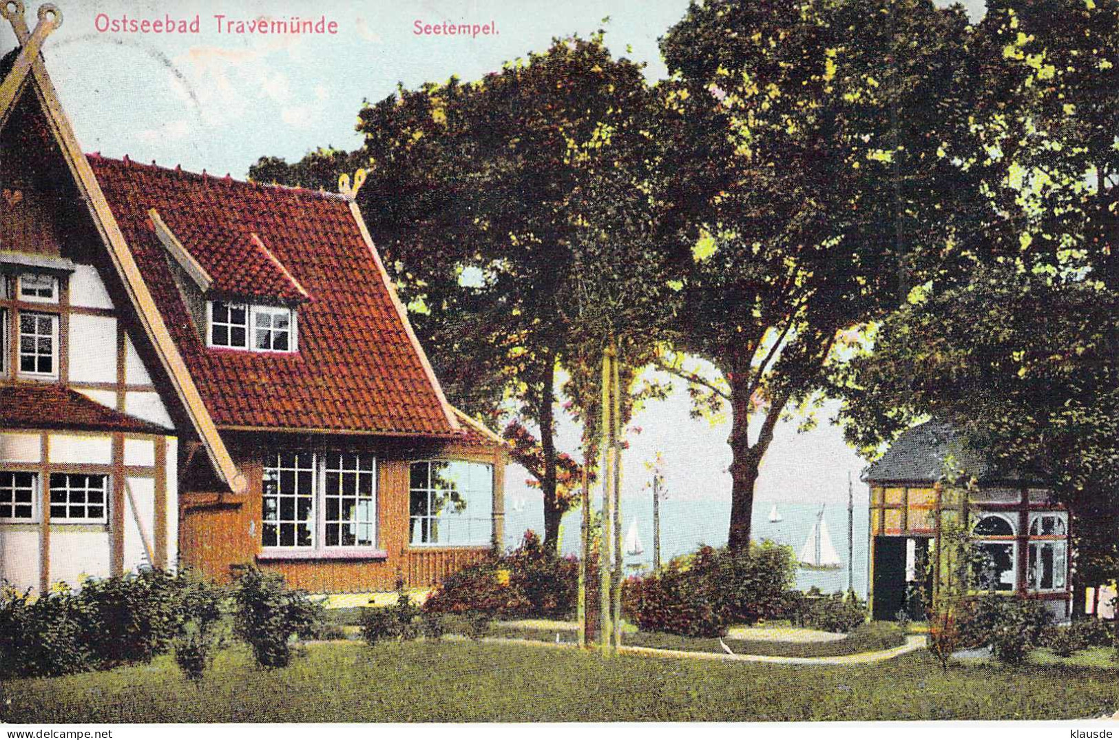 Travemünde - Seetempel Gel.1903 - Lübeck-Travemuende