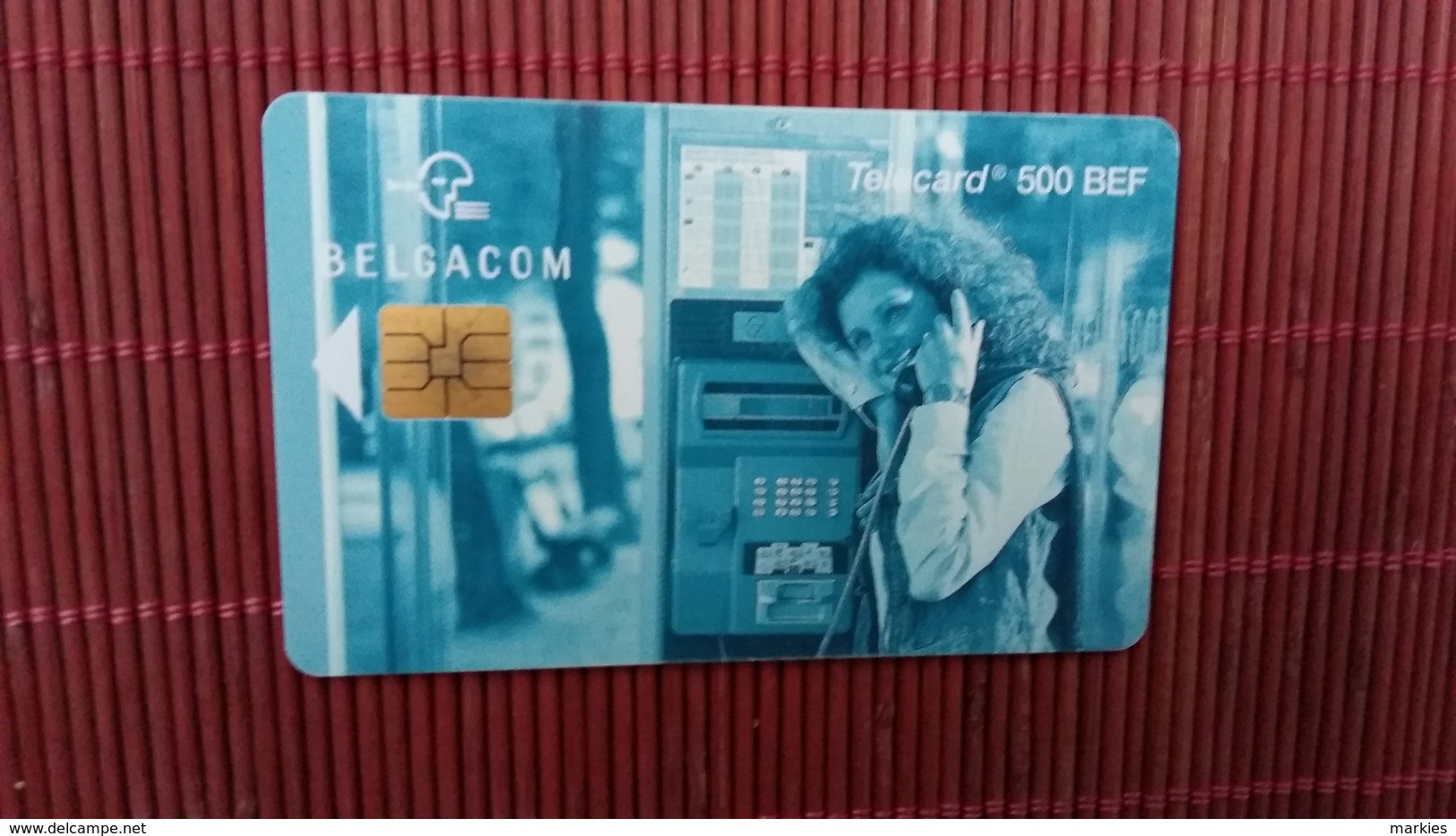 Phonecard Phone Cabine Women 500 BEF With Chip CH 31.07.99 Used Only 20.000 Ex  Made   Rare - Avec Puce